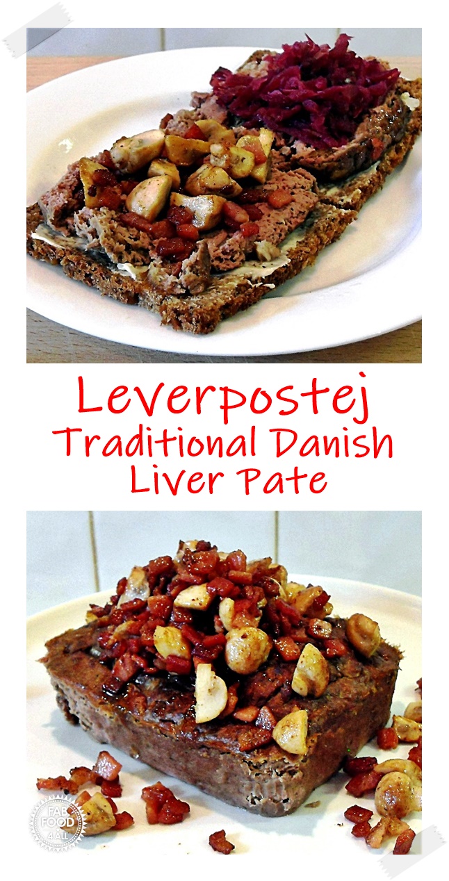 Leverpostej (Danish Liver Pate), utterly delicious! | Fab Food 4 All