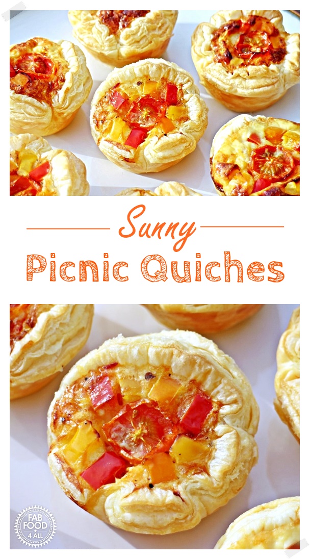 Sunny Picnic Quiches - Fab Food 4 All
