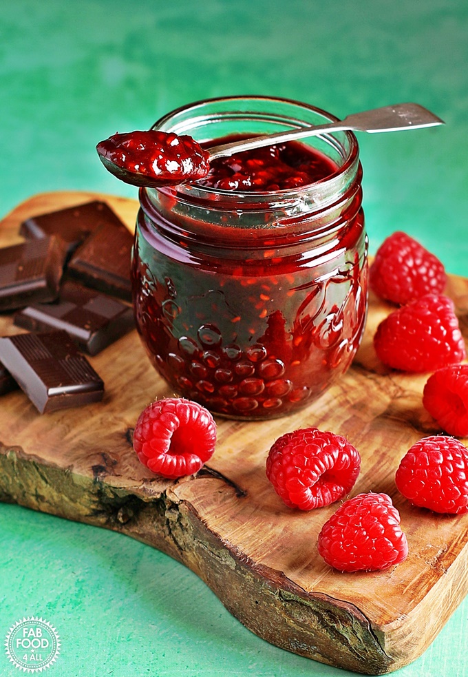 Quick And Easy Raspberry Jam No Pectin Fab Food 4 All