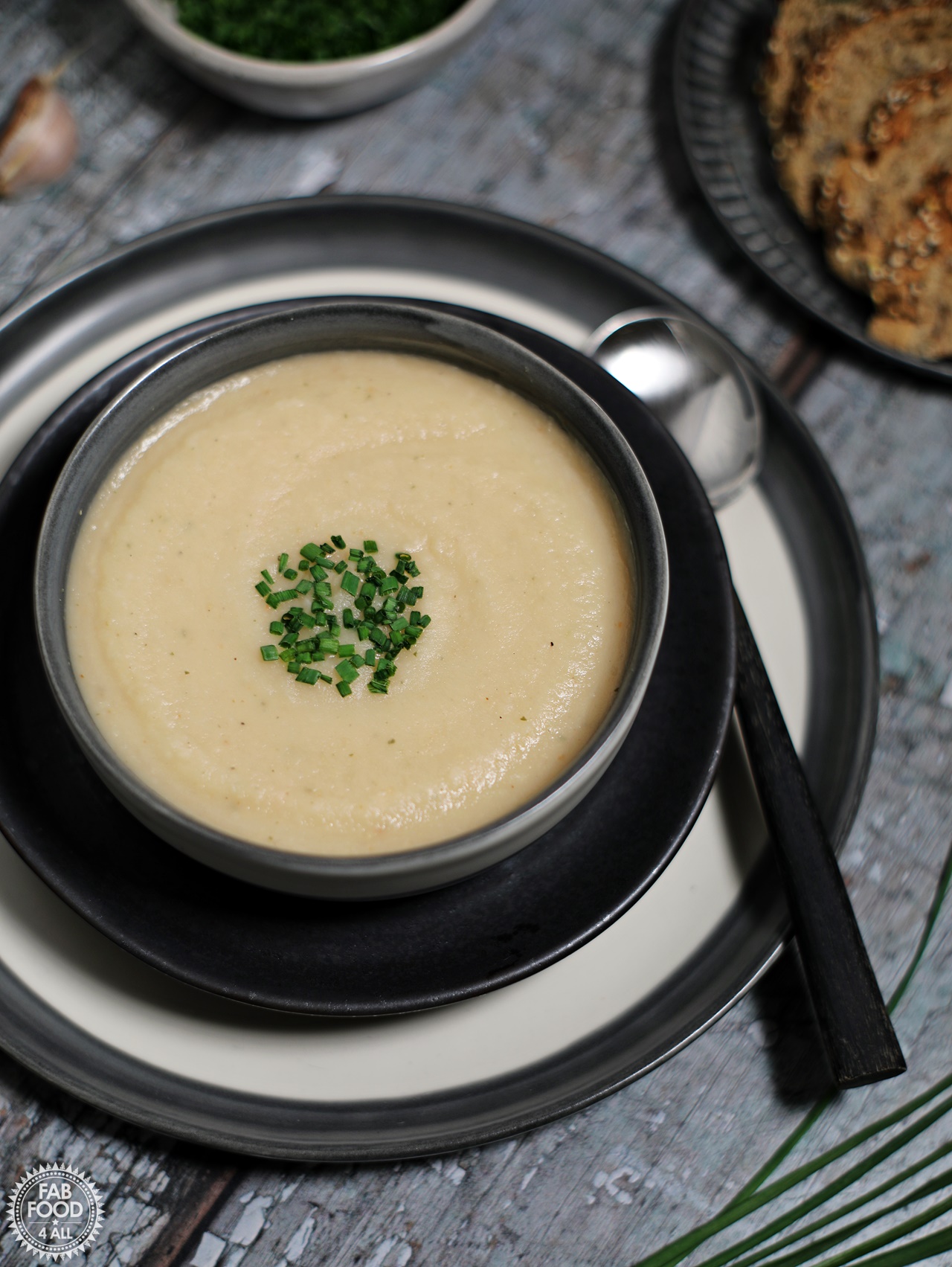Easy Roasted Celeriac Soup, simply delicious! Fab Food 4 All